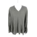 Cutter & Buck Mens 4X Ribbed Gray V-Neck Pullover Sweater Soft & Warm NWT 135