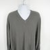 Cutter & Buck Mens 4X Ribbed Gray V-Neck Pullover Sweater Soft & Warm NWT 135