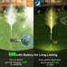Solar Garden Lights Waterproof Yard Decorative 3 PCS, Solar Flower Lights