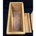 Vintage MCM Solid Wood Ice Bucket with Removeable Plastic Insulated Liner -BA