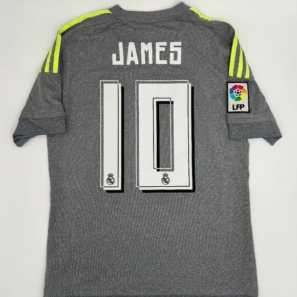 James #10 Real Madrid 2015/2016 Away ORIGINAL Adidas VTG Rare Soccer Jersey (S)