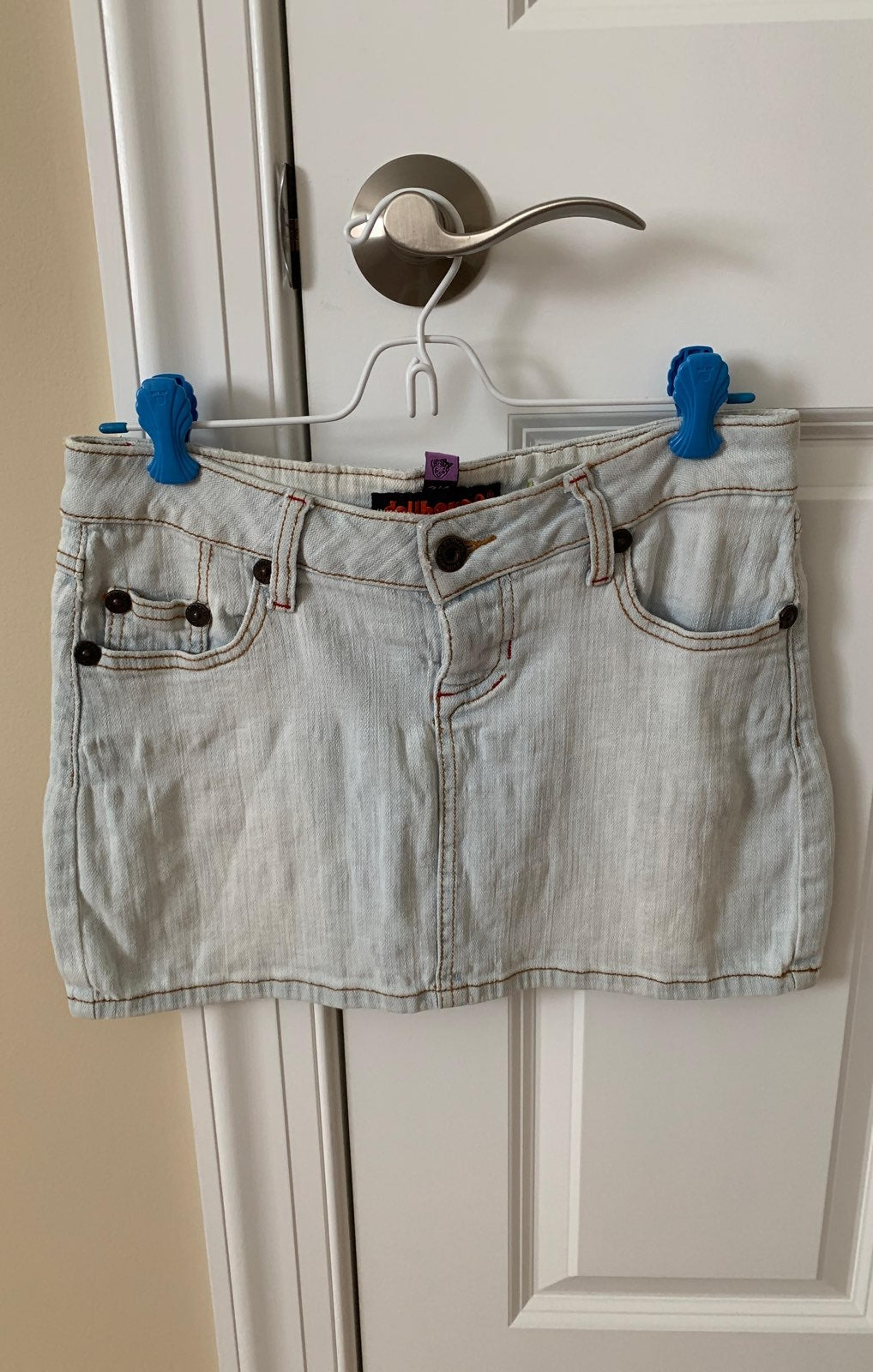 Mini Jean Skirt