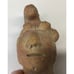Terra Cotta Mayan King Pakal Hand Carved Bust Sculpture
