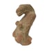 Terra Cotta Mayan King Pakal Hand Carved Bust Sculpture