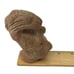 Terra Cotta Mayan King Pakal Hand Carved Bust Sculpture