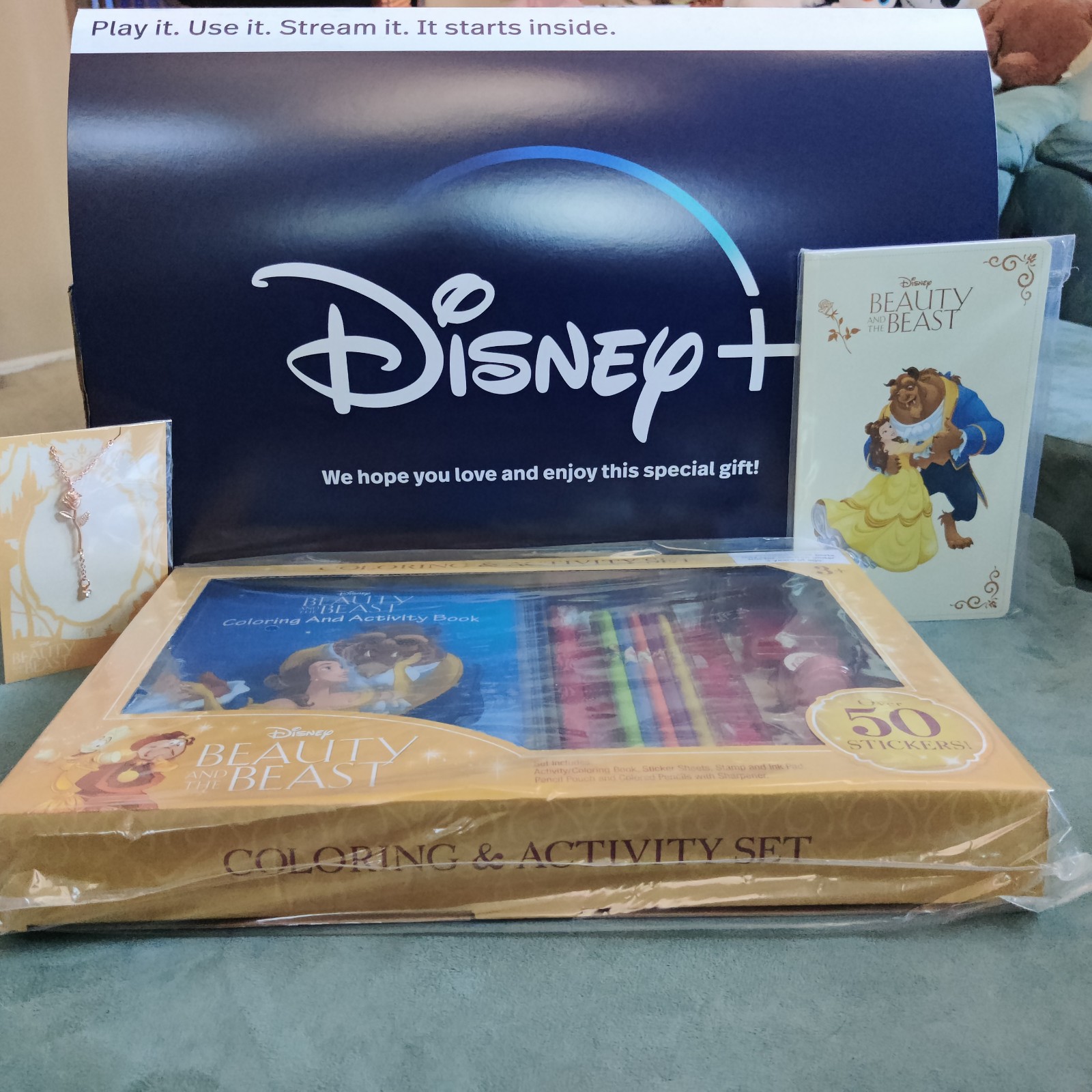 Disney Beauty and the Beast gift/activity set