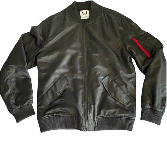 Messi Black Bomber Jacket Large