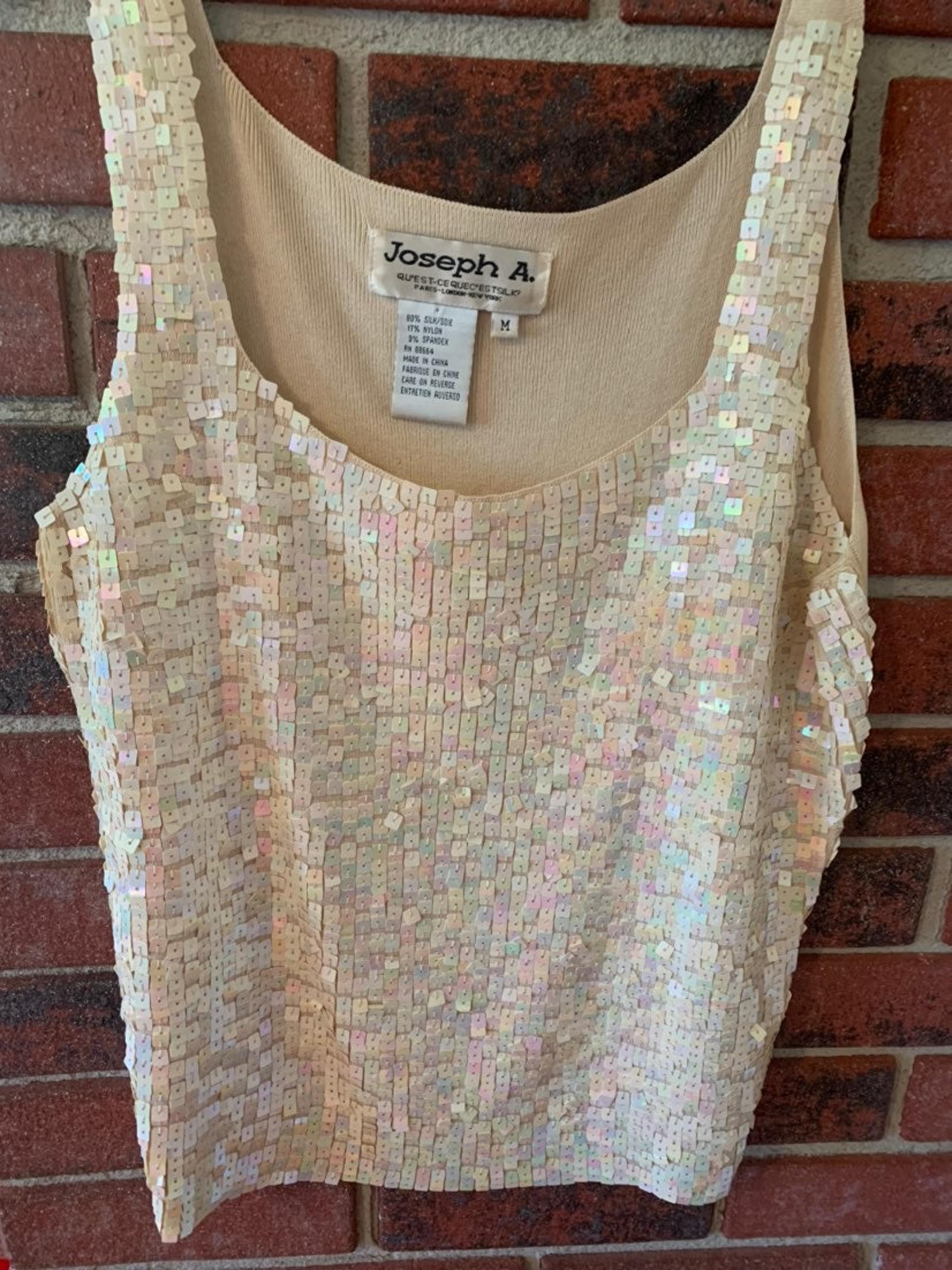sequin top!!