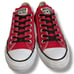 Converse All Star Red Low Top Lace Up Sneakers Women’s Size 7 Men’s Size 5