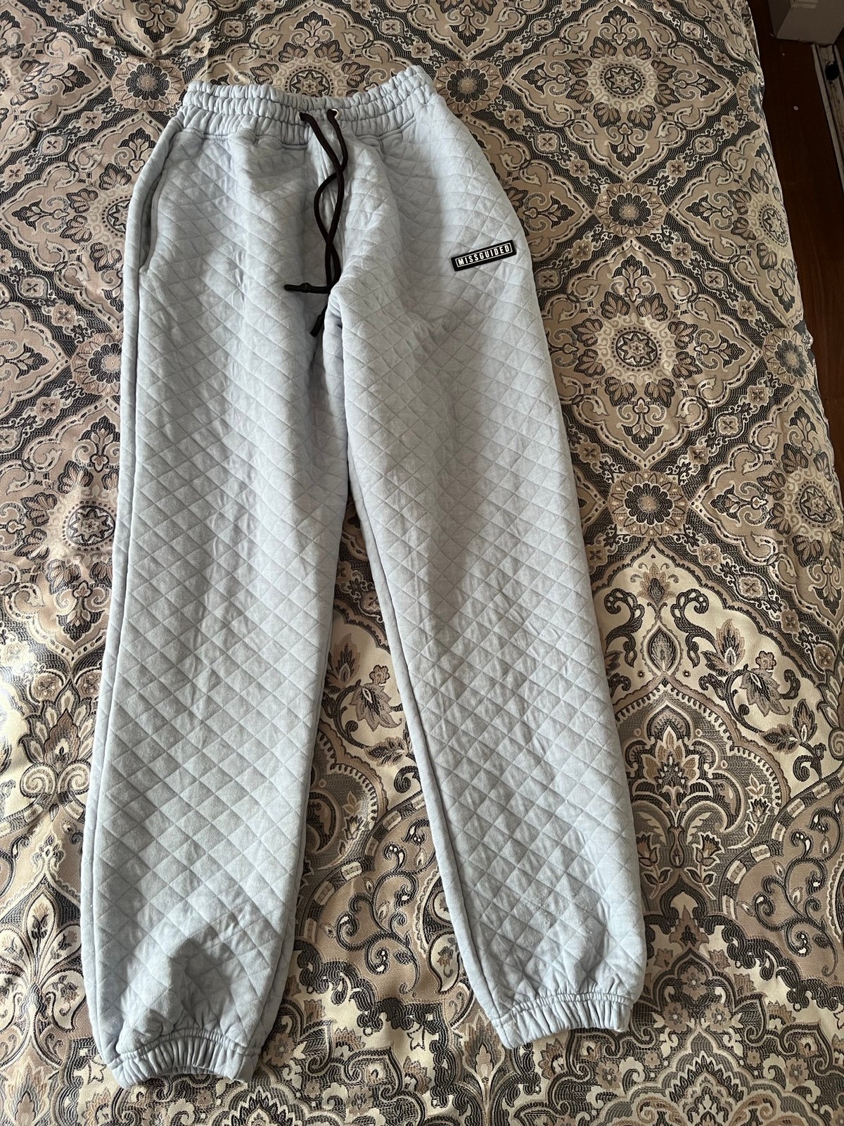 Misguided quilted joggers Super comfortable and really cute Size 2