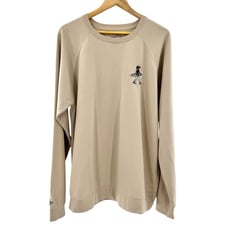 Draw & Fade Modern Austin Sweatshirt XXL Beige Golf Women's Pullover Crewneck