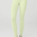 Alo Yoga HIGH-WAIST AIRBRUSH LEGGING Iced Green Tea Large. NWT
