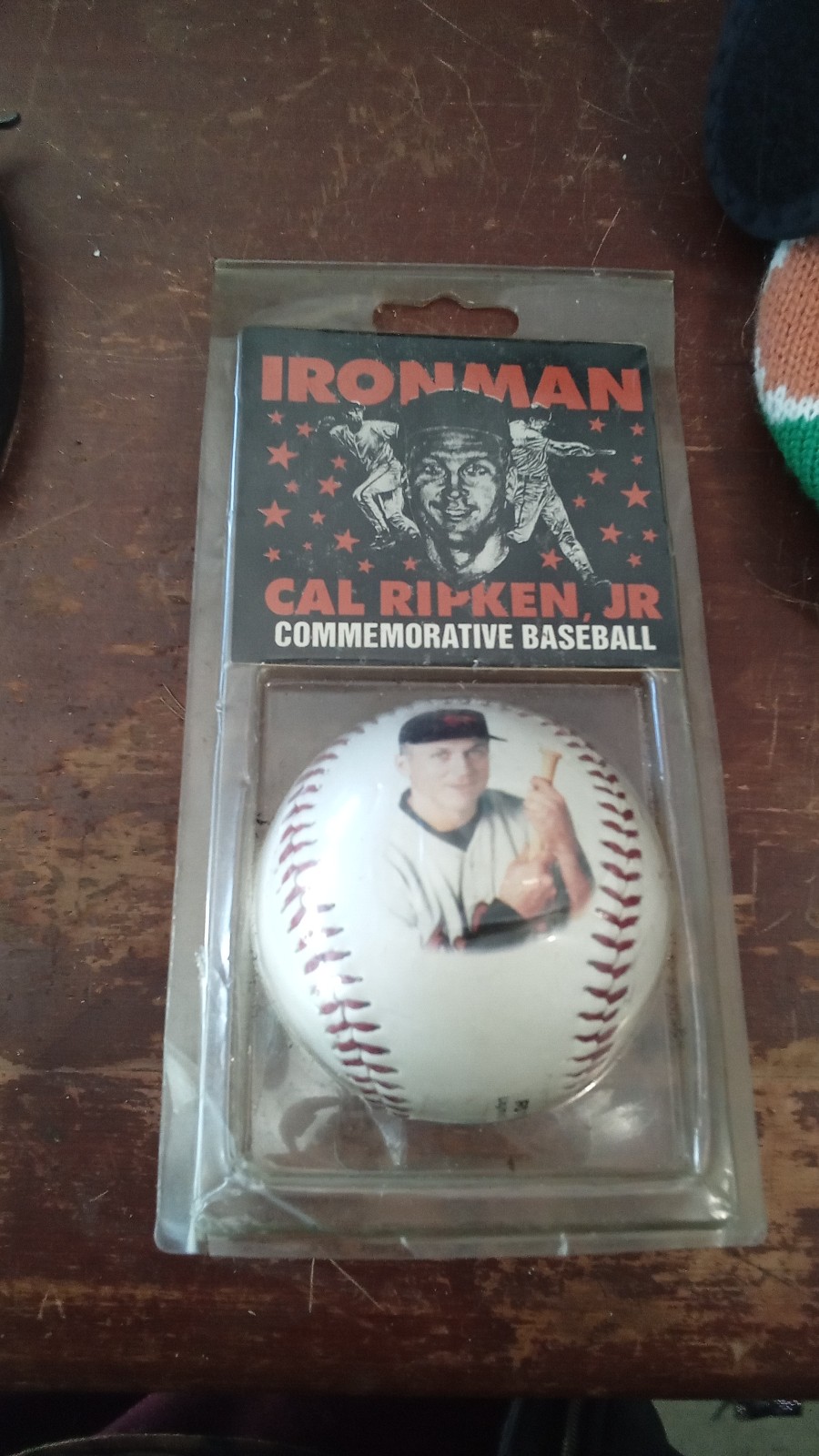 Baseball of Ironman cal ripken jr