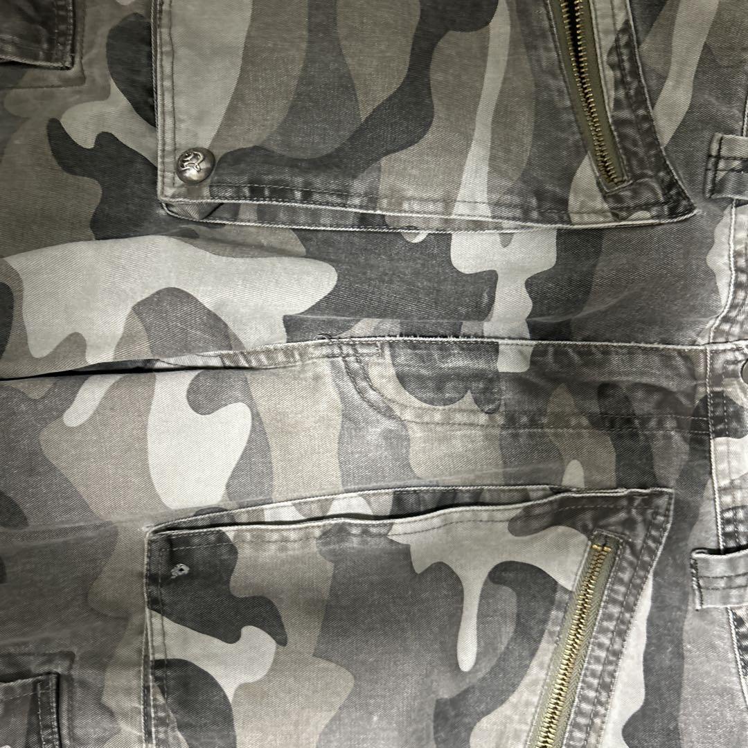 Rosen Kreuz】Camouflage Cargo Pants