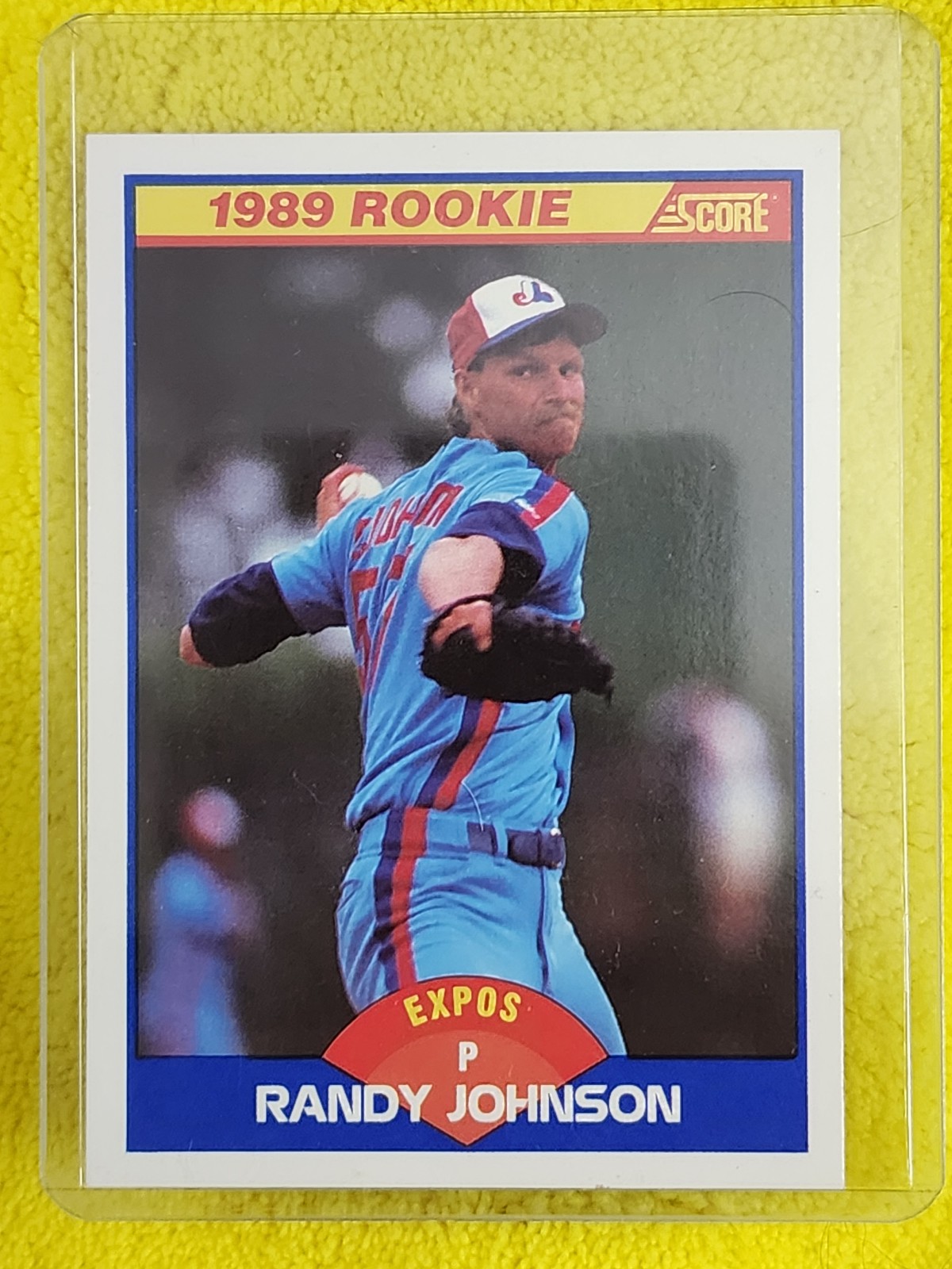 ~1989 Score Randy Johnson Rookie