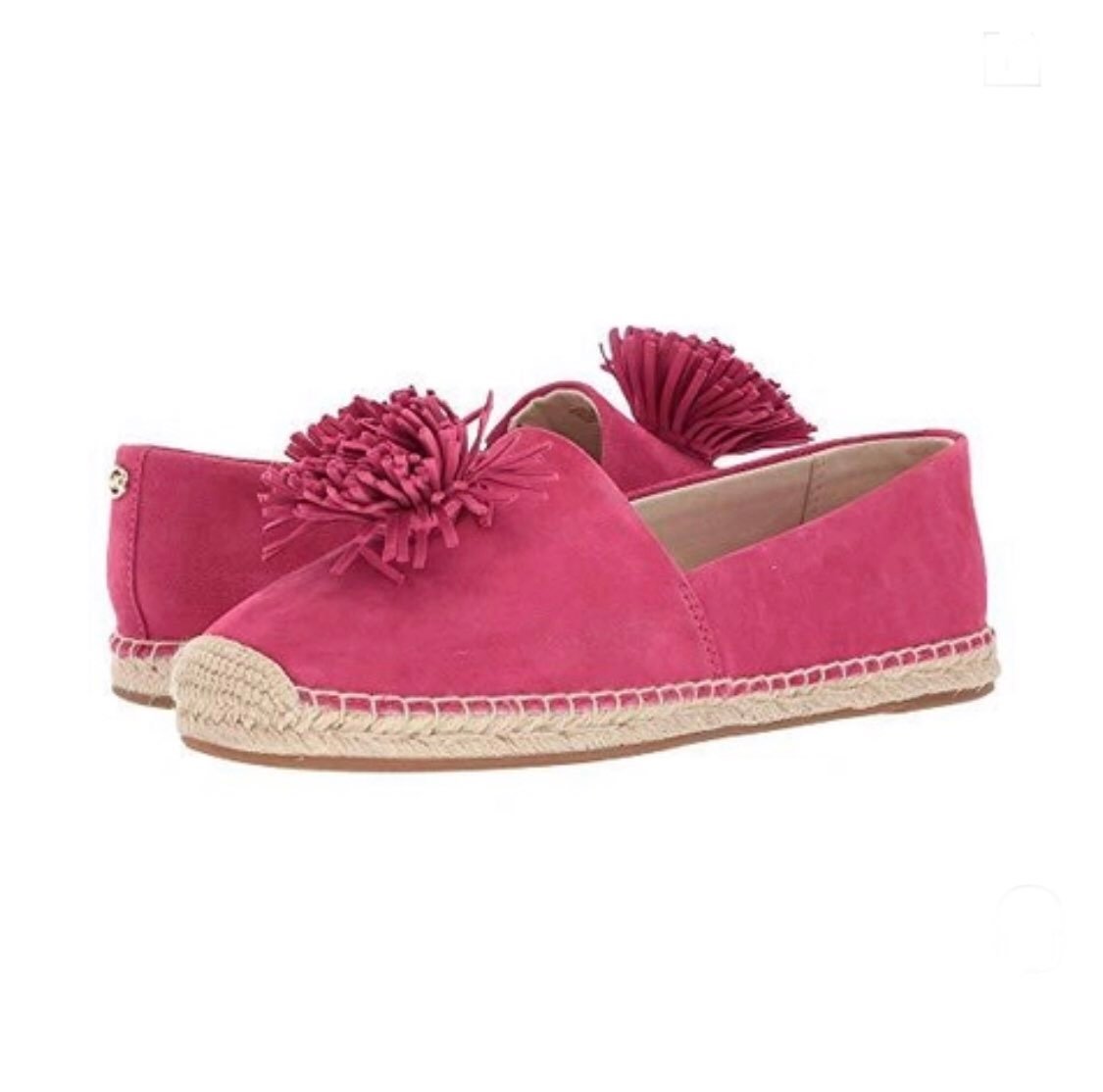 MICHAEL Michael Kors Lolita suede pompom espadrilles