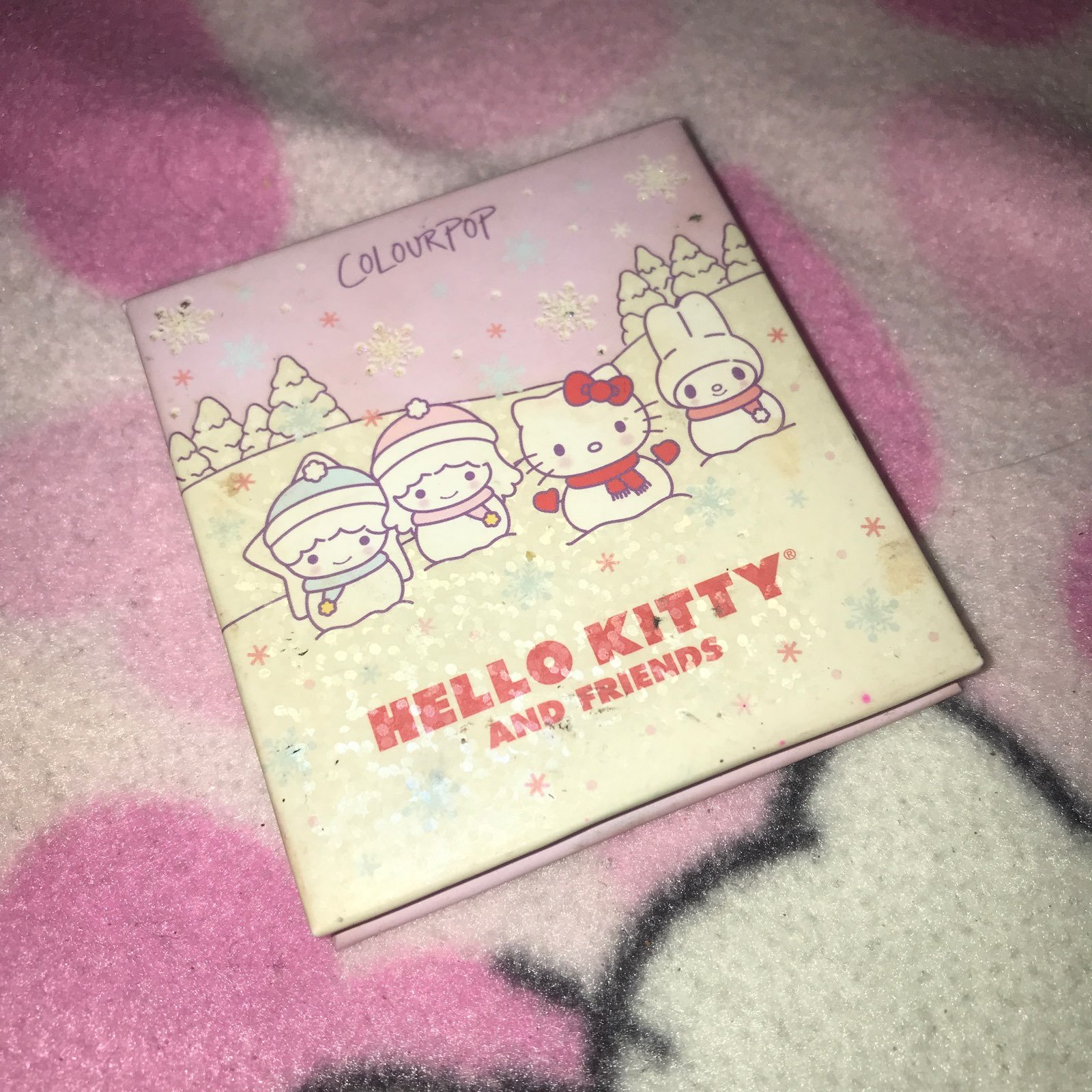Hello Kitty colourpop blush at frost sight