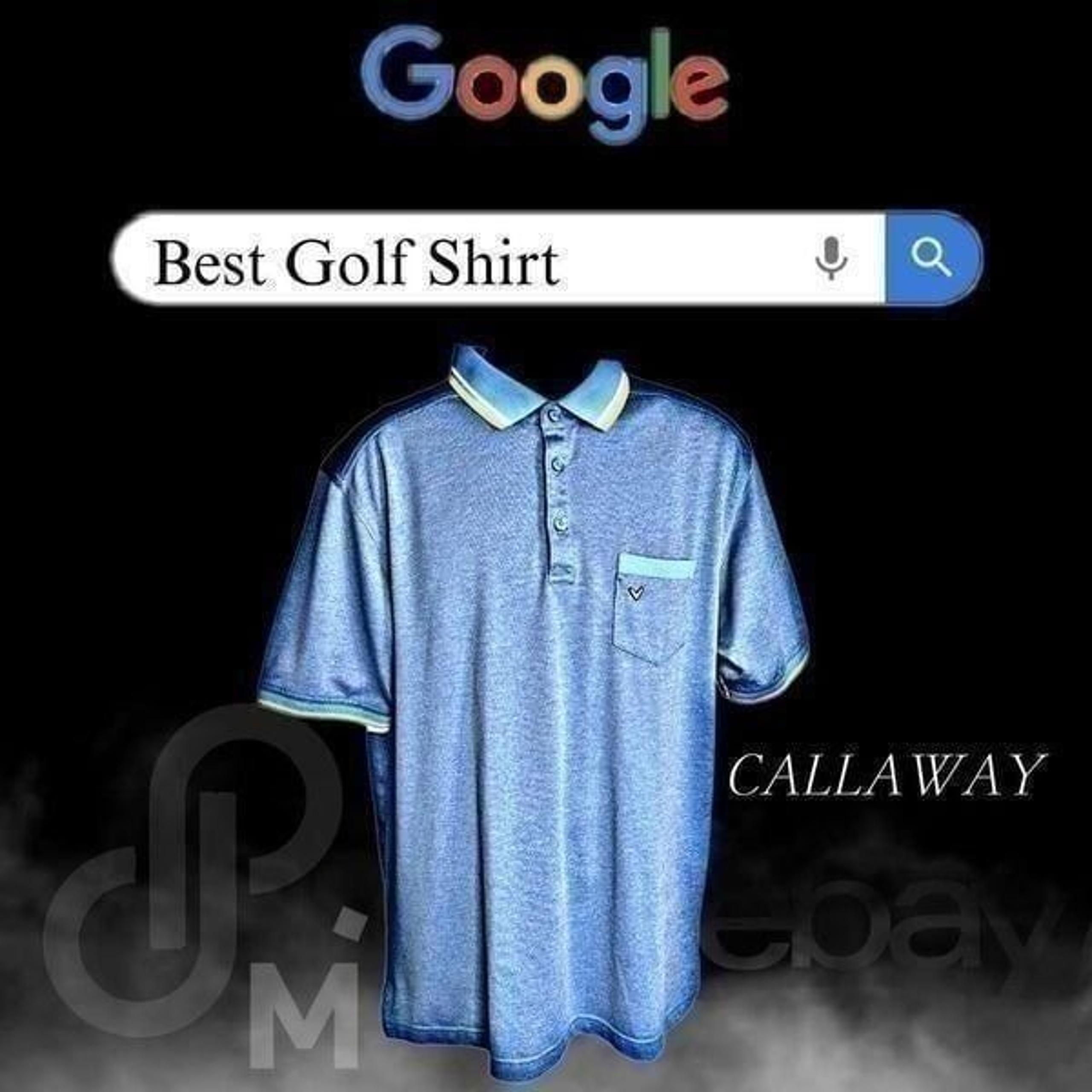 Callaway Polo Men's Short Sleeve Collared Opti-Dri Golf Shirt Blue Size Large
