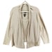 Eileen Fisher Twin Set Cardigan Womens 1X Beige Wool Open Textured Lightweight