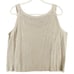 Eileen Fisher Twin Set Cardigan Womens 1X Beige Wool Open Textured Lightweight