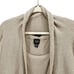 Eileen Fisher Twin Set Cardigan Womens 1X Beige Wool Open Textured Lightweight
