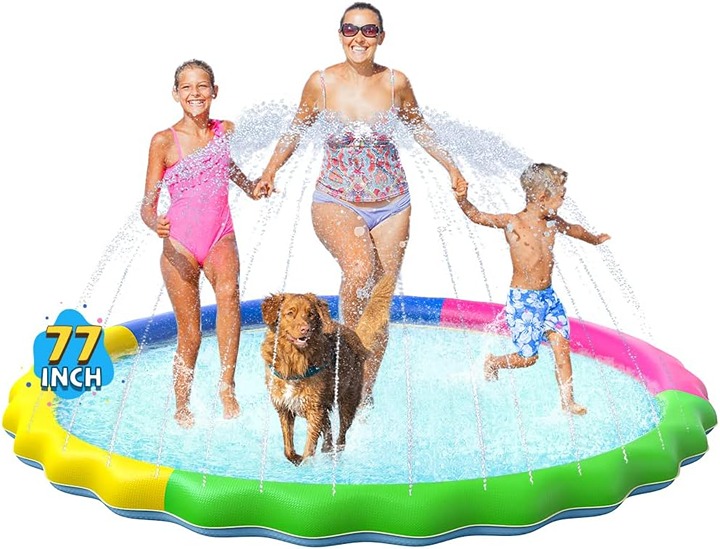 Non-Slip Child and Dog Spray Mat, Thickened 77 in-ds^