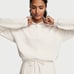 Double Waffle Knit Half-Zip Mock-Neck Pullover