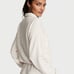 Double Waffle Knit Half-Zip Mock-Neck Pullover