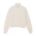 Double Waffle Knit Half-Zip Mock-Neck Pullover