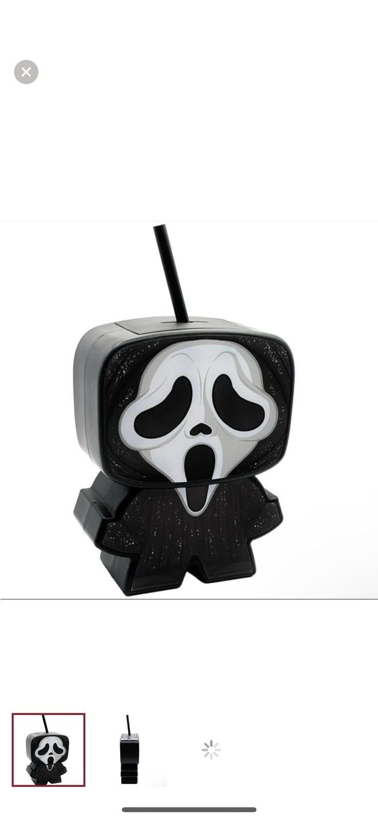 New Scream 6 Ghostface Sipper