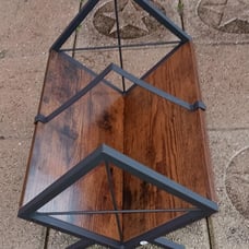 80-100 LP Vinyl Record Storage Rack, Quick Assembly Vinyl Record Display
