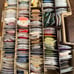 Vintage Fenwick Tackle box full of Embroidery thread
