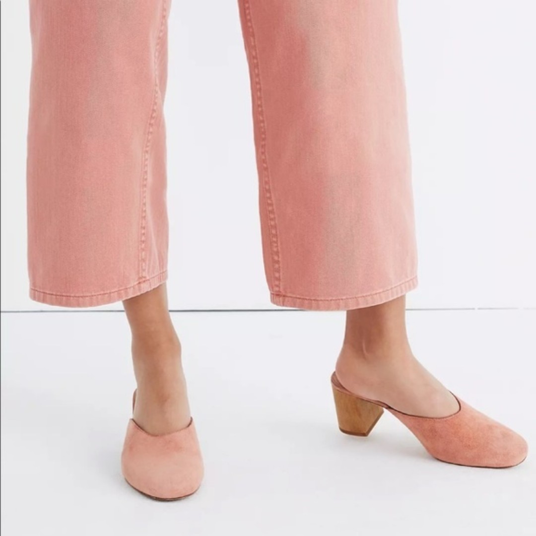 Madewell Miya Suede mule size 9