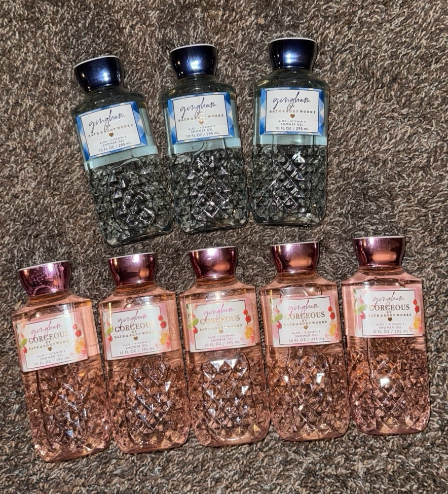 Bath & body works bundle gingham + gingham gorgeous (8 total)