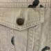 BCBGeneration Cropped Denim Jacket Sz XS Beige
