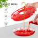 Hummingbird Feeder for Outdoors, 2 Pack, Leak-Proof, 16 Ounce/Pack