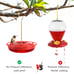 Hummingbird Feeder for Outdoors, 2 Pack, Leak-Proof, 16 Ounce/Pack