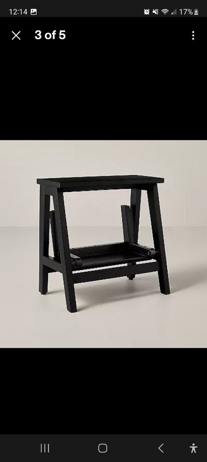 Hearth and Hand Wood Kitchen Step Stool