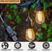 48ft LED Outdoor String Lights for Patio Garden Yard Deck