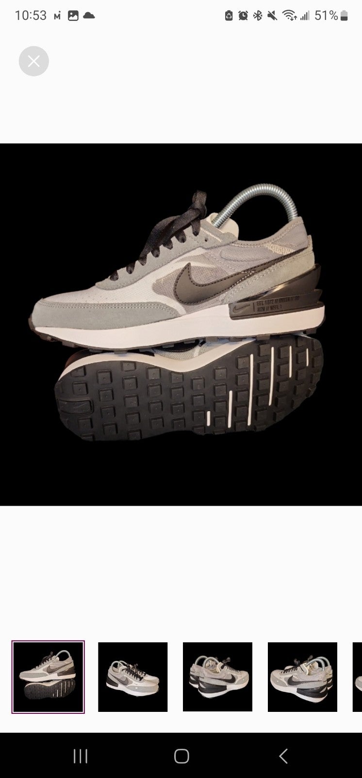 Nike Waffle One GS cool grey