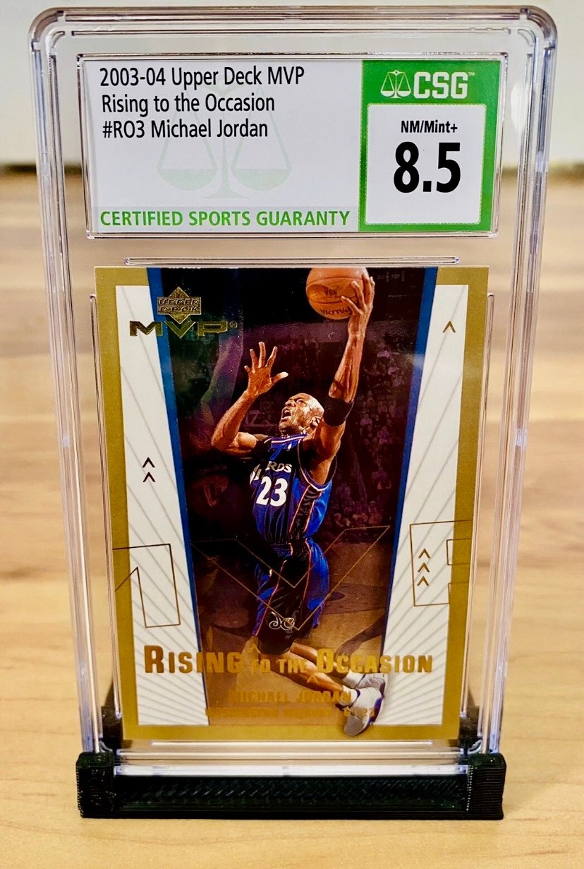 2003 Upper Deck MVP Michael Jordan #RO3 CSG 8.5 RARE Insert Bulls HOF GOAT