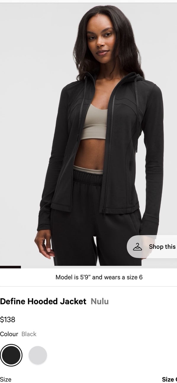 Lululemon Define Hooded Jacket