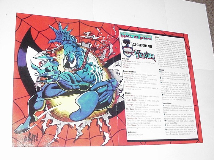Venom Poster #10 Eddie Brock Spotlight/Origin/Facts by Wayne A. Murray Marvel Co