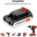 2 Pack For Black & Decker 20V Lithium MAX Battery 20Volt Li-Ion LBXR20 LBXR2020