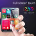 2.4-inch full-screen touchscreen MP3 player, mini Mp4 player with Bluetooth
