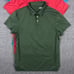 Lot of 3 Barbell Polo Shirts Mens 2XL Short Sleeve Stretch Gym Casual Athleisure