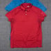 Lot of 3 Barbell Polo Shirts Mens 2XL Short Sleeve Stretch Gym Casual Athleisure