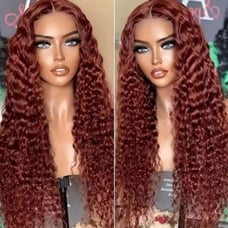 28 Inch 180% Density #33 Color Reddish Brown