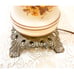 Vintage Hurricane Gone With The Wind Amber Lamp