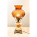 Vintage Hurricane Gone With The Wind Amber Lamp